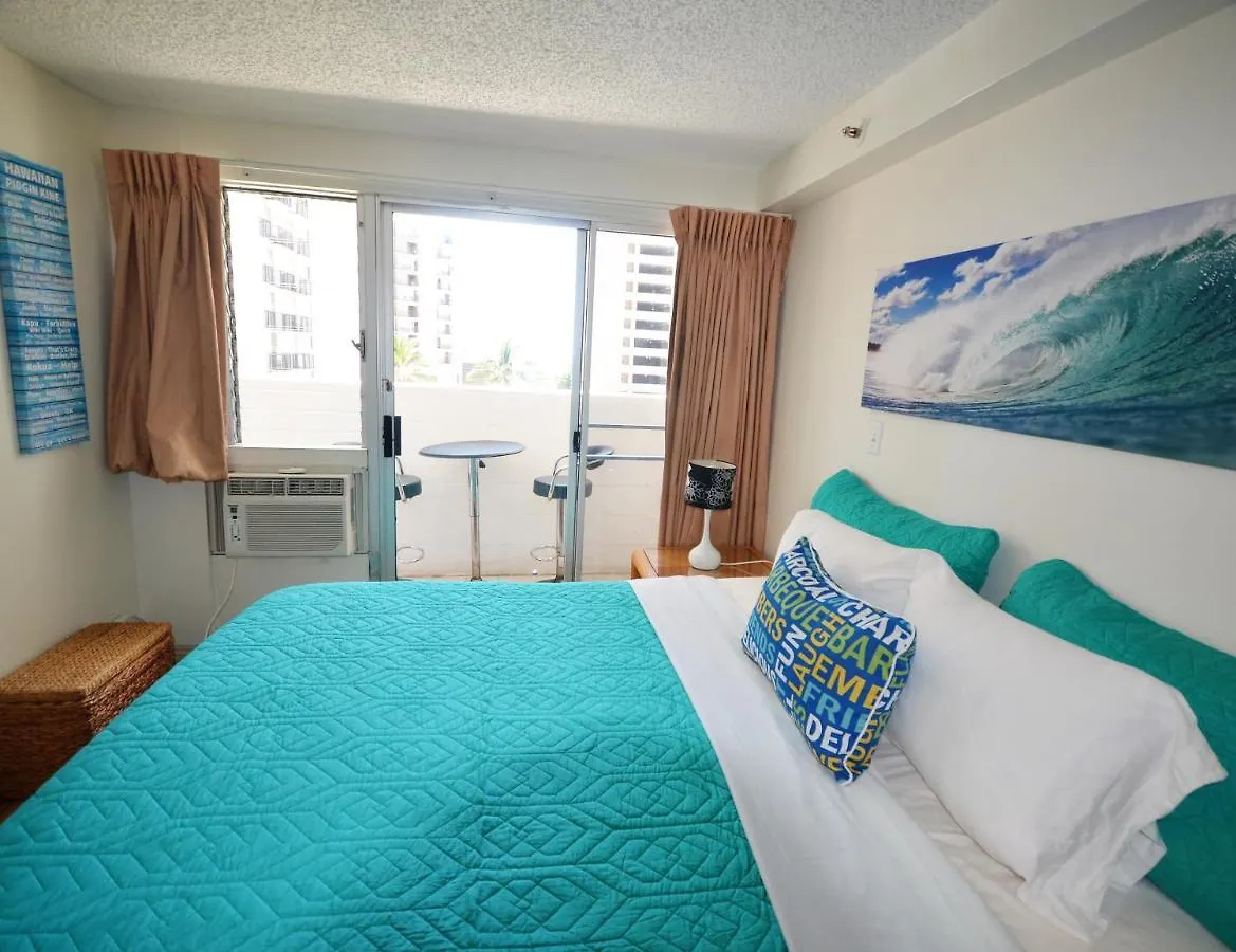 Kuhio Village 810A King Studio, Waikiki Ocean View! Honolulu 0*,  Stati Uniti