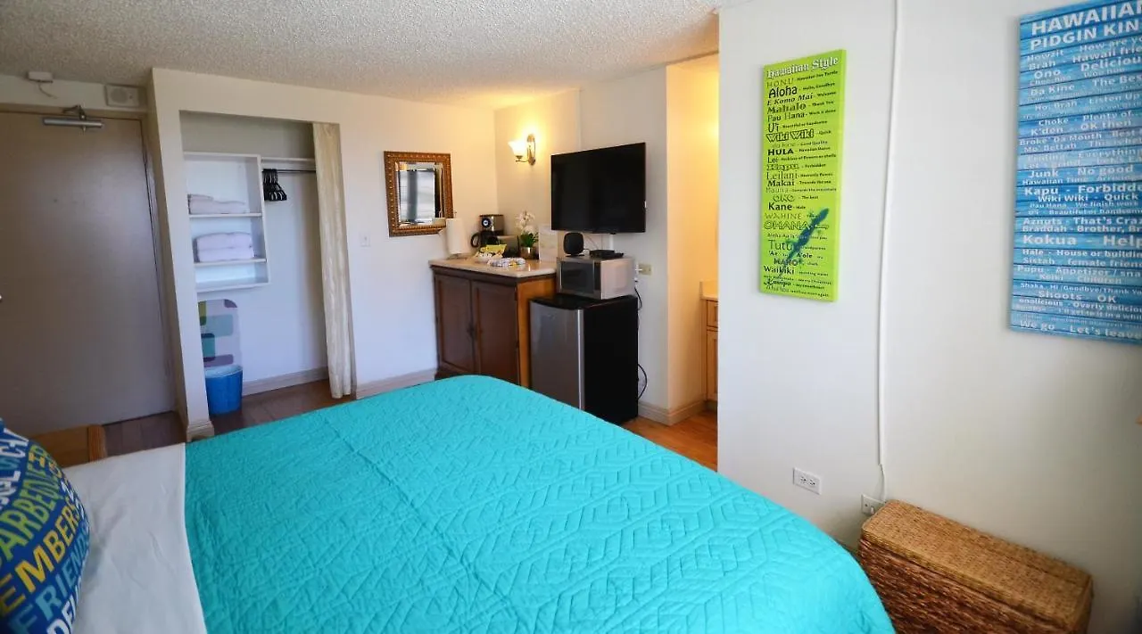 Appartamento Kuhio Village 810A King Studio, Waikiki Ocean View! Honolulu