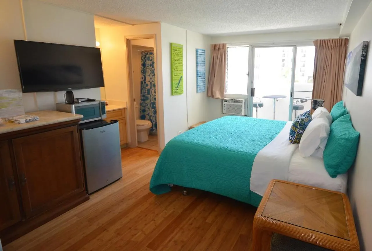 Appartamento Kuhio Village 810A King Studio, Waikiki Ocean View! Honolulu
